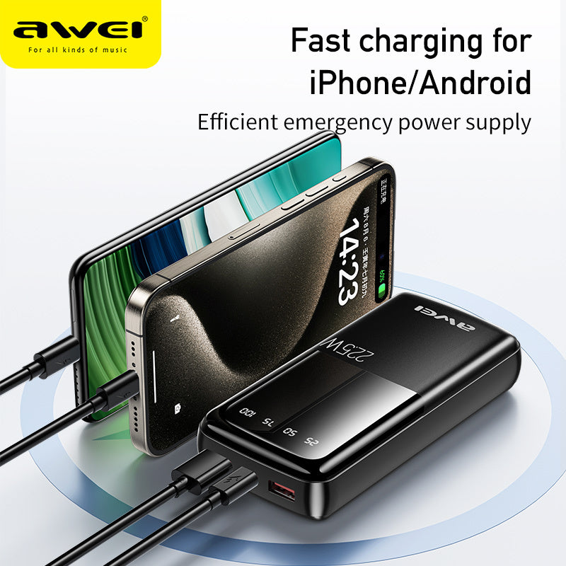 AWEI 22.5W Fast Charging Power Bank