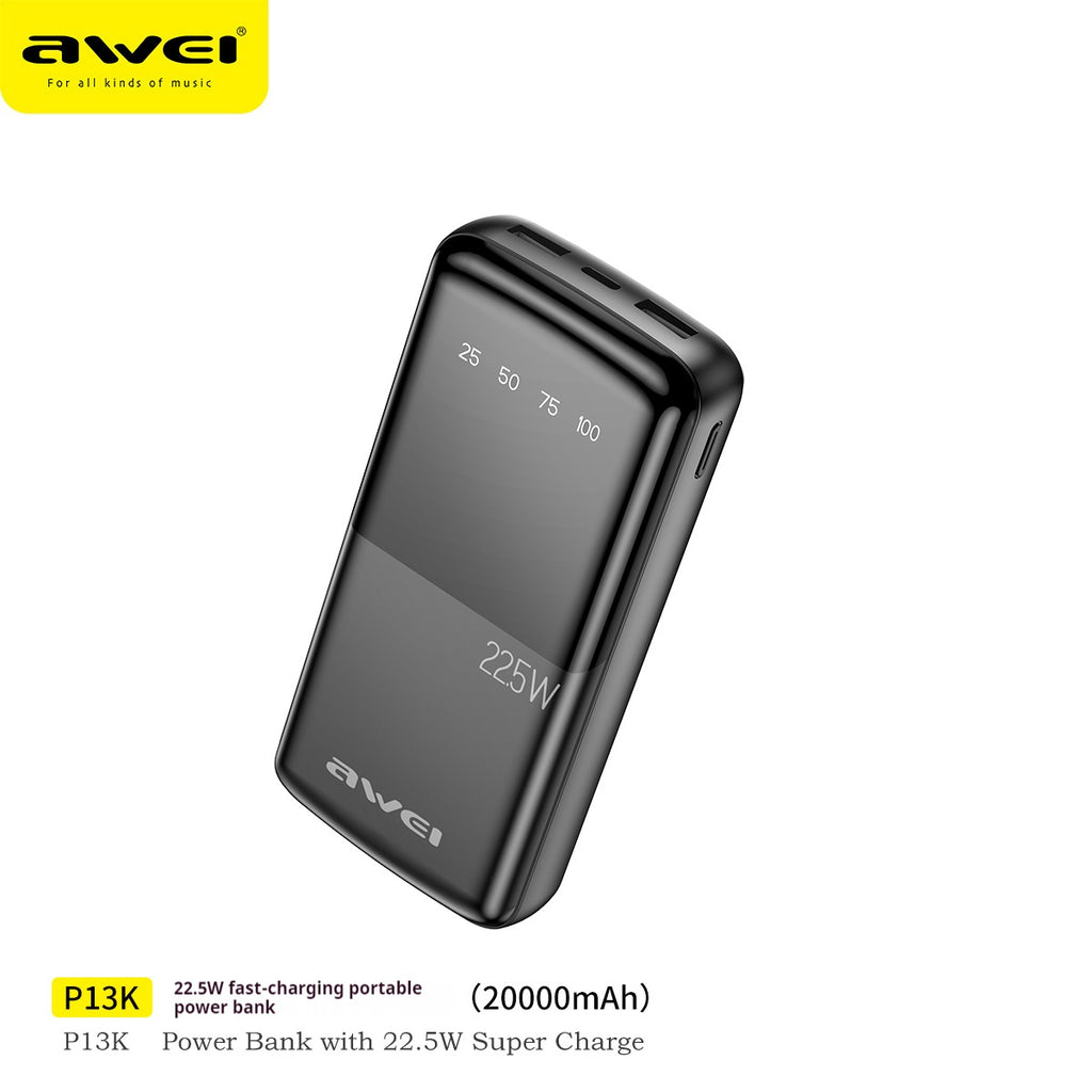 AWEI 22.5W Fast Charging Power Bank